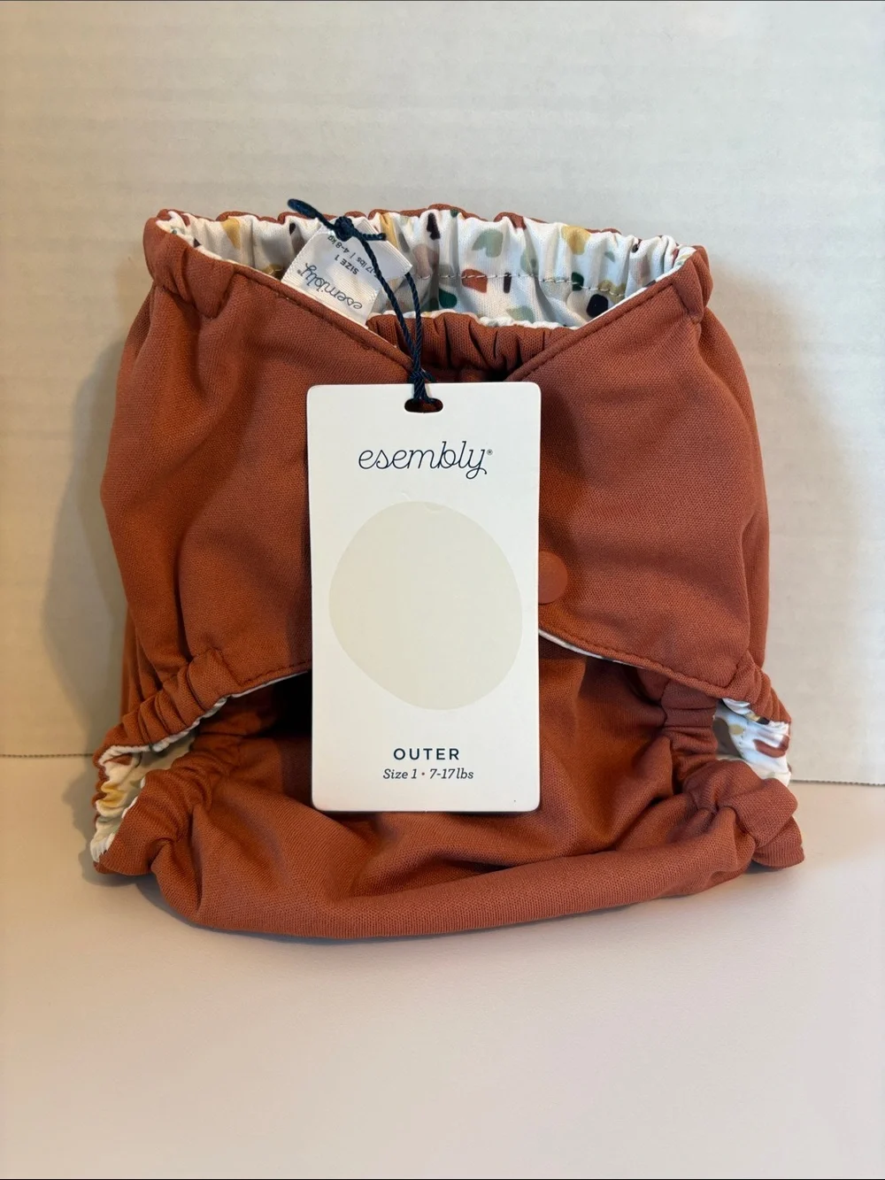 Waterproof Esembly Rust Orange Reusable Cloth‎ Diaper Cover NWT